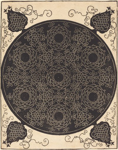 Den fjerde knuten (som kombinerer syv sirkulære grupper av knuter med svarte sentre) av Albrecht Dürer