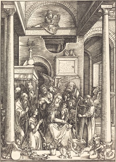 Forherligelsen av jomfruen av Albrecht Dürer