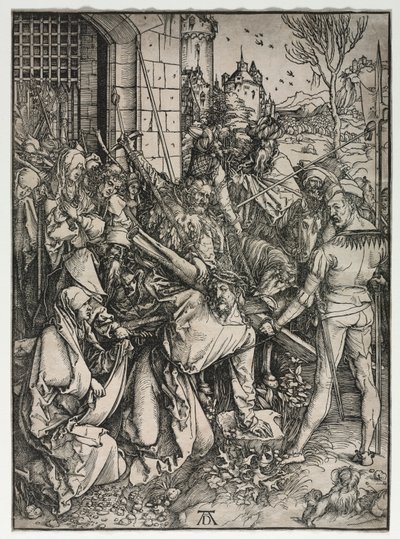 Den store lidenskapen: Kristus som bærer korset. av Albrecht Dürer