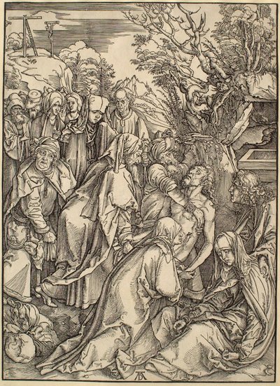Den store pasjonen: Nedtagelsen fra korset av Albrecht Dürer