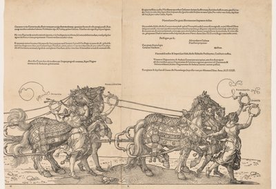 Den store triumfbilen til keiser Maximilian av Albrecht Dürer