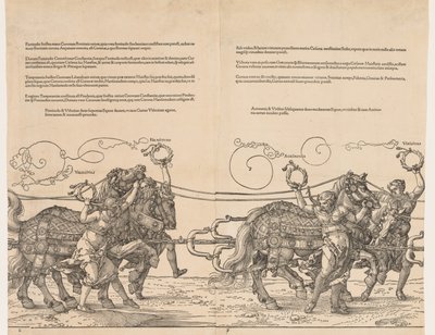 Den store triumfbilen til keiser Maximilian, 1523. av Albrecht Dürer