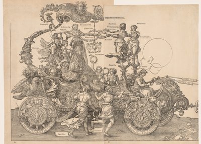 Den store triumfbilen til keiser Maximilian, 1523. av Albrecht Dürer