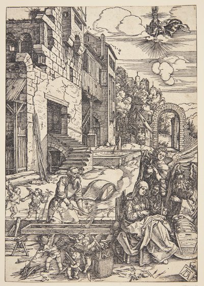 Den hellige familie i Egypt av Albrecht Dürer