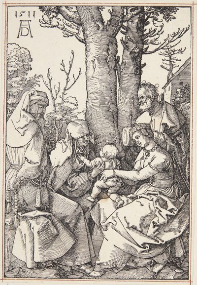 Den hellige familie med Joachim og St. Anne av Albrecht Dürer
