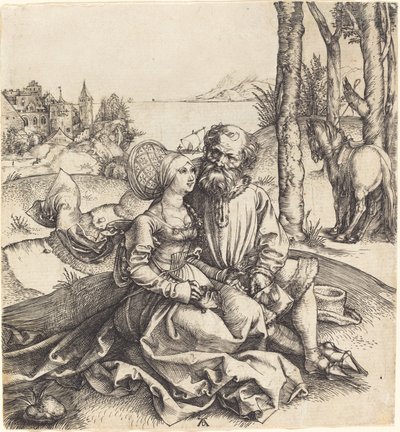 Det dårlige sammensatte paret av Albrecht Dürer