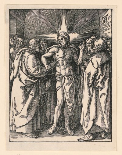 The Incredulity of Saint Thomas, fra The Little Passion-serien av Albrecht Dürer