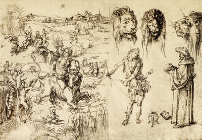 Kidnappingen av Europa av Albrecht Dürer