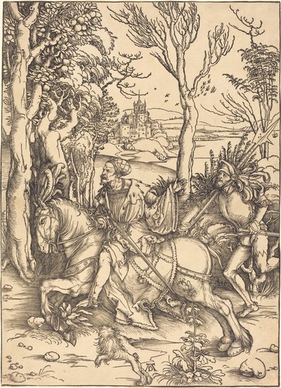 Ridderen til hest og Lansquenet av Albrecht Dürer