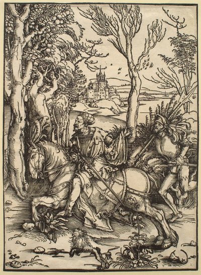Ridderen til hest og landsknekten av Albrecht Dürer
