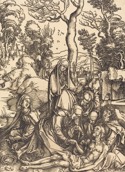 Klagesangen, ca. 14981499. av Albrecht Dürer