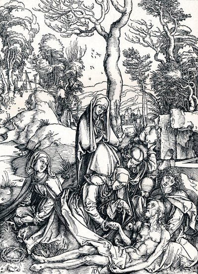 Klagesangen for Kristus, 1498 1906 av Albrecht Dürer