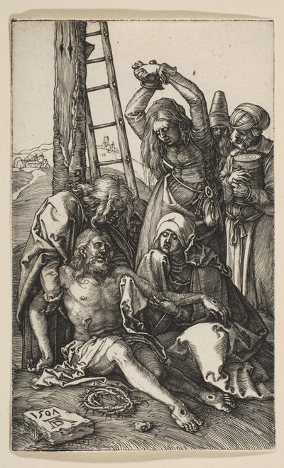 The Lamentation, fra The Passion, 1507. av Albrecht Dürer