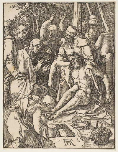 The Lamentation, fra The Small Passion, ca. 1509. av Albrecht Dürer