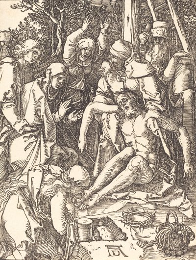 Klagesangen, sannsynligvis ca. 15091510. av Albrecht Dürer