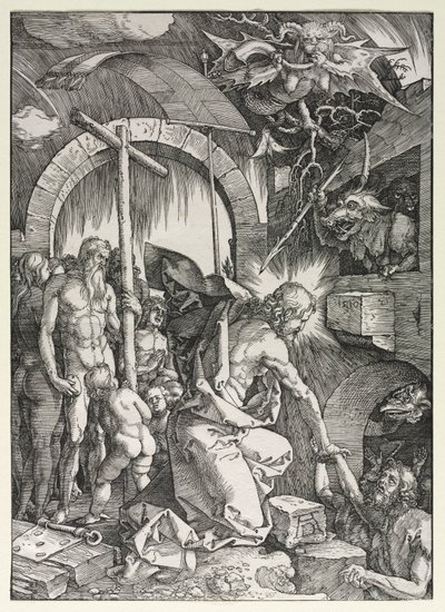 Den store lidenskapen: Kristus synker ned i limbo av Albrecht Dürer