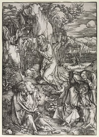 Den store lidenskapen: Kristus på Oljeberget av Albrecht Dürer