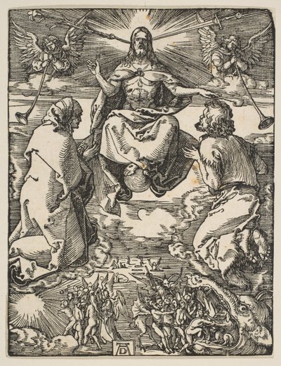 Den siste dommen, fra The Small Passion, ca. 1510. av Albrecht Dürer