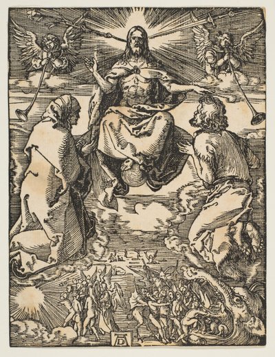 Den siste dommen, fra The Small Passion, ca. 1510. av Albrecht Dürer