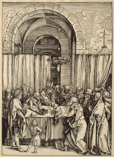Jomfru Marias liv: Joakims offer avvist av Albrecht Dürer