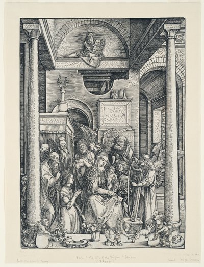 Jomfruens liv: Jomfruens forherligelse av Albrecht Dürer