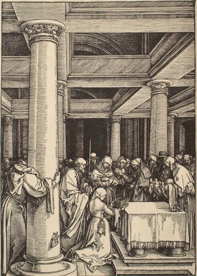 Jomfru Marias liv: Fremstillingen i tempelet av Albrecht Dürer