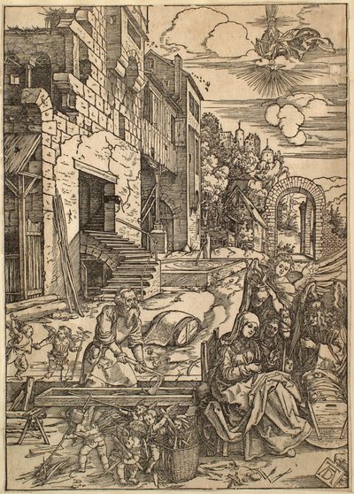 Jomfruens liv: Den hellige families opphold i Egypt av Albrecht Dürer