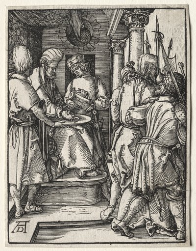 Den lille lidelseshistorien: Pilatus vasker hendene av Albrecht Dürer