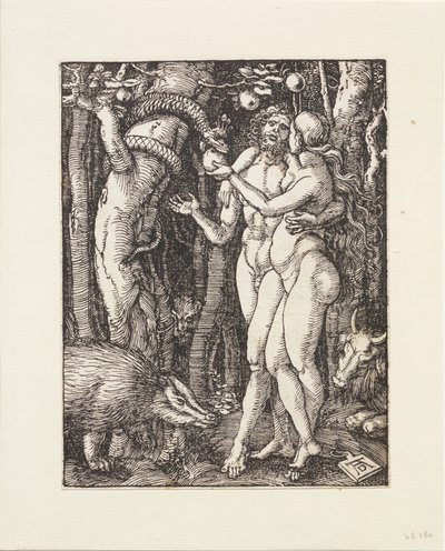 Den lille pasjonen: Syndefallet av Albrecht Dürer