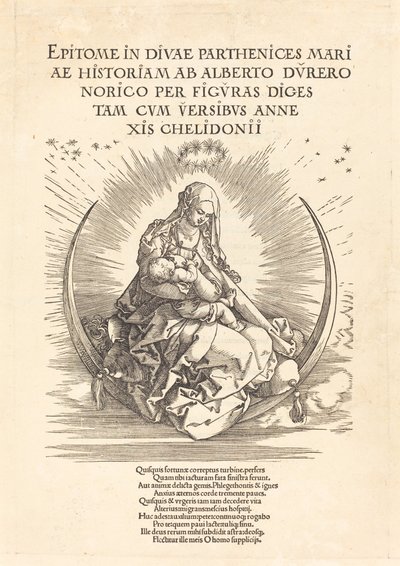Madonnaen på Halvmånen av Albrecht Dürer
