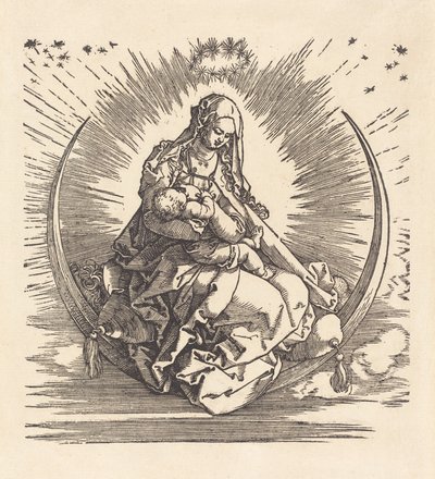Madonnaen på halvmånen, 15101511. av Albrecht Dürer