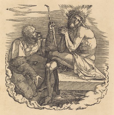 Sorgens mann hånet av en soldat av Albrecht Dürer