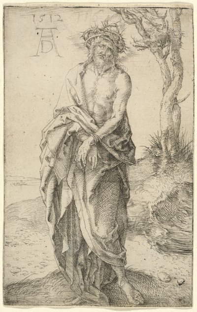 Sorgens mann med hender bundet av Albrecht Dürer