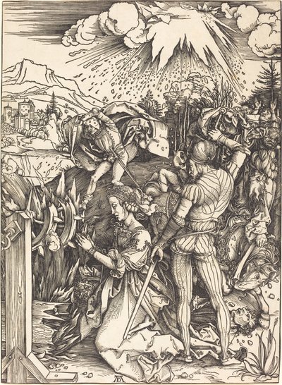 Martyrdommen til Saint Catherine av Albrecht Dürer