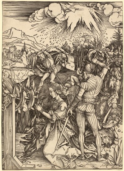 Martyrdommen til Saint Catherine av Albrecht Dürer
