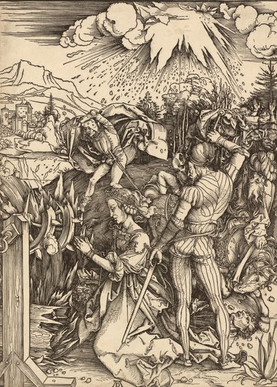 Martyrdommen til Saint Catherine, ca. 14971499. av Albrecht Dürer