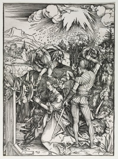 Martyrdommen til den hellige Katarina av Alexandria av Albrecht Dürer