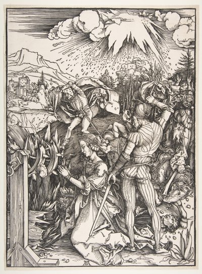 Martyrdommen til den hellige Katarina av Alexandria.n.d. av Albrecht Dürer