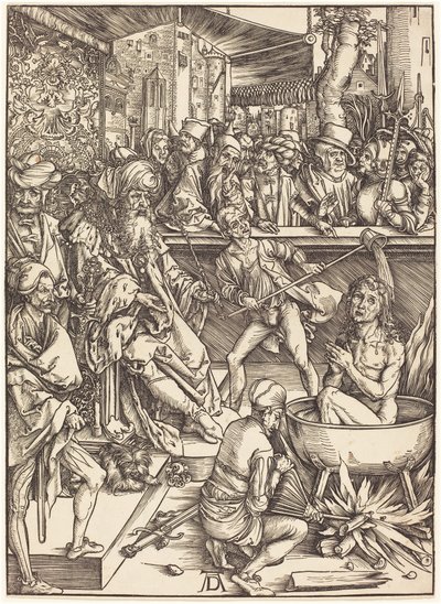 Saint Johns martyrium av Albrecht Dürer