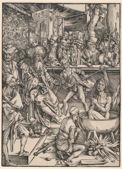 The Martyrdom of Saint John, fra The Apocalypse av Albrecht Dürer