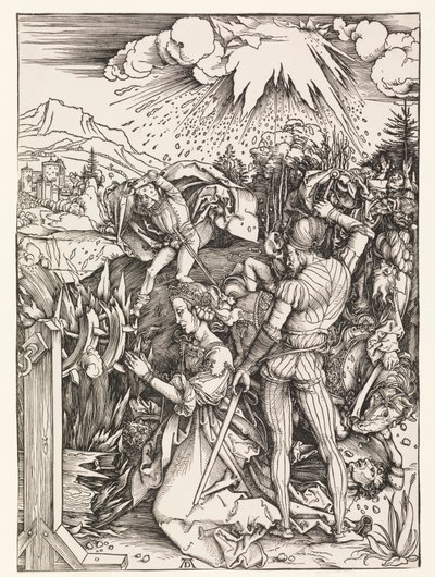 St. Katarinas martyrium av Albrecht Dürer