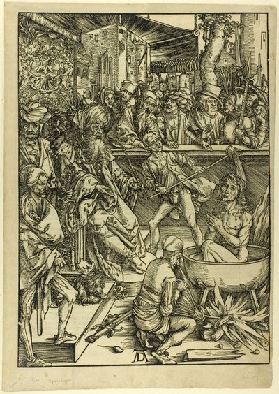 The Martyrdom of St. John, fra The Apocalypse av Albrecht Dürer