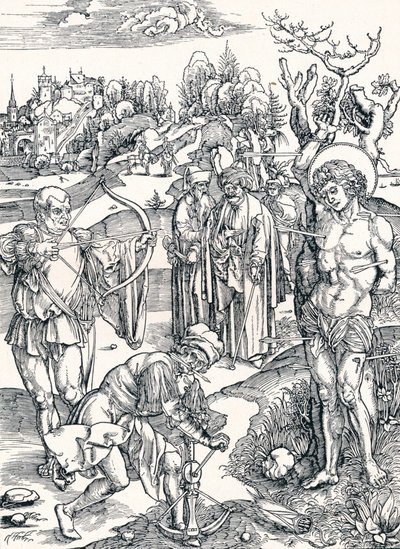 The Martyrdom of St Sebastian, c1495 1906 av Albrecht Dürer
