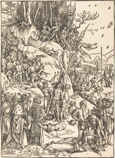 De ti tusens martyrium av Albrecht Dürer