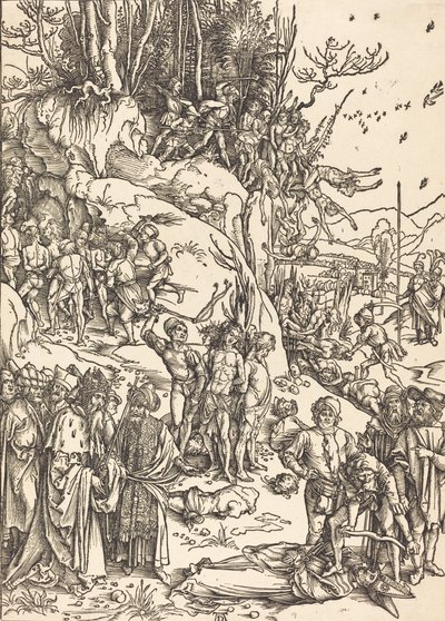 De ti tusens martyrium, ca. 14961497. av Albrecht Dürer