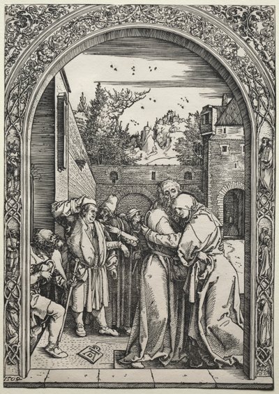 Møtet mellom Joachim og Anna ved Golden Gate, 1504. av Albrecht Dürer