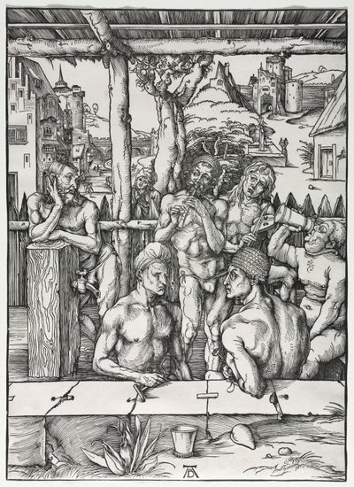 The Mens Bath House, ca. 1496-1497. av Albrecht Dürer
