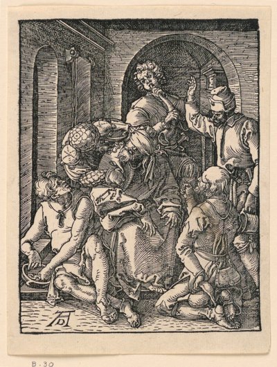 The Mocking of Christ, fra The Little Passion-serien av Albrecht Dürer