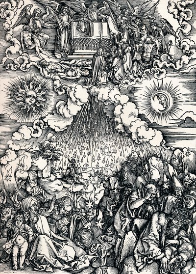 Åpningen av det femte og sjette segl, 1498 1906 av Albrecht Dürer