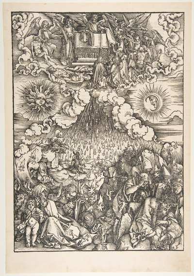 Åpningen av det femte og sjette seglet, fra Apocalypse.n.d. av Albrecht Dürer